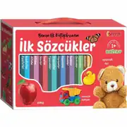 Diytoy İlk Kütüphanem İlk Sözcükler 8li Kitap Seti - Eğitici Öğretici Oyuncak 1