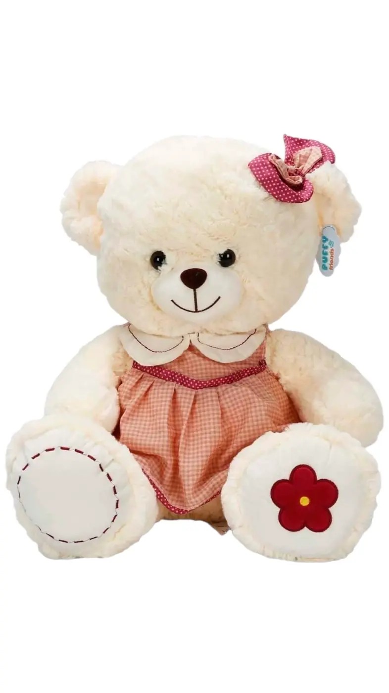 Elbiseli Peluş Ayı 50 cm