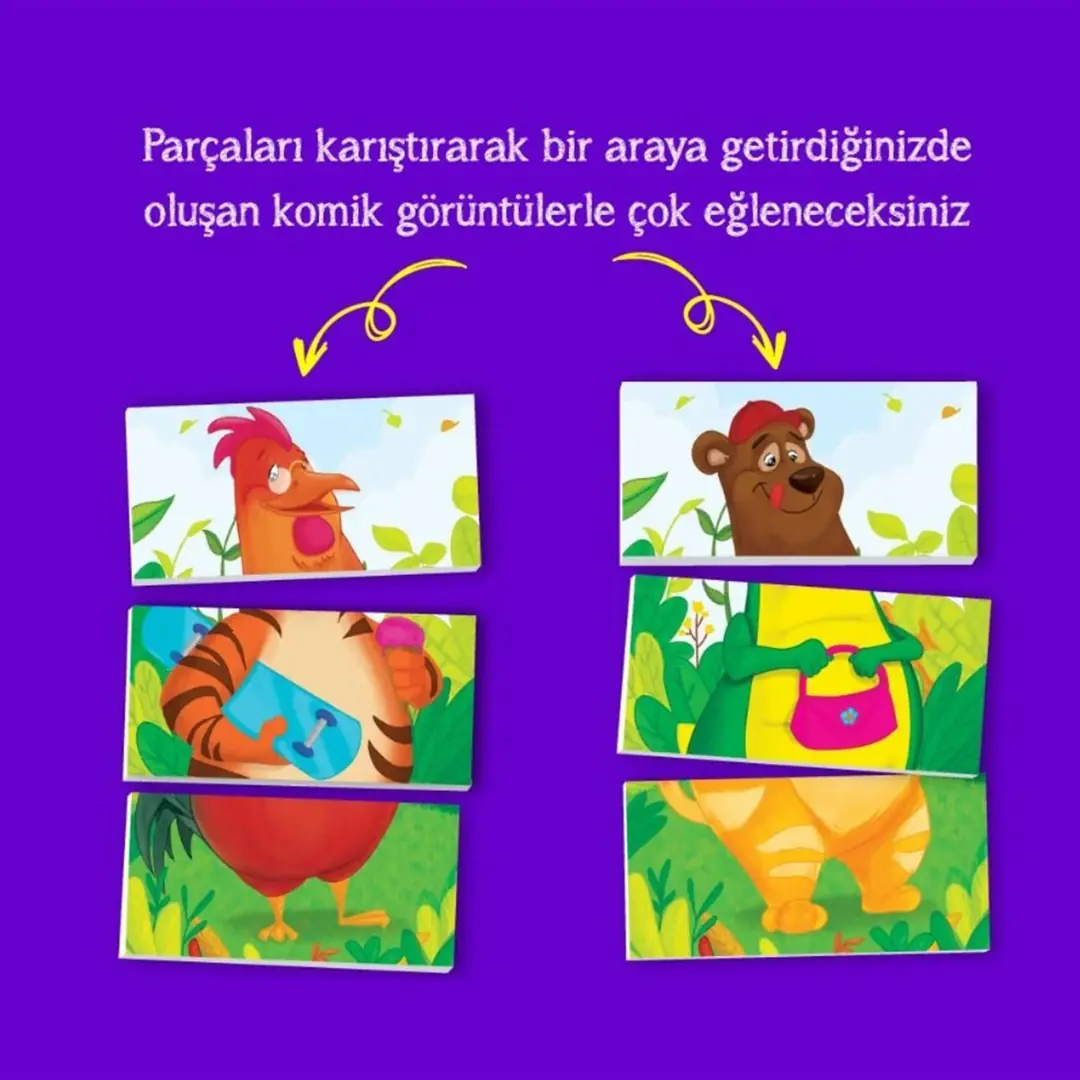 2+ Yaş Magnet Puzzle Dikkat Geliştiren Zeka Oyunu 4