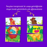 2+ Yaş Magnet Puzzle Dikkat Geliştiren Zeka Oyunu 4