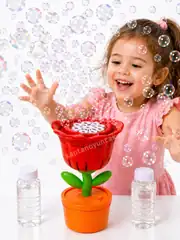 Tam Otomatik Lale Figürlü Köpük Balon Makinası 1