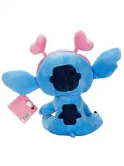 Kalp Taçlı Stitch Peluş 25 cm 4