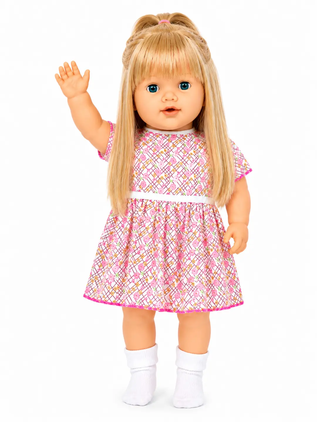Uzun Saçlı Masal Anlatan Sesli Azra Et Bebek 60 Cm 3