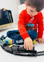 Vardem Sesli Işıklı Kara Tren 18 Parça 2