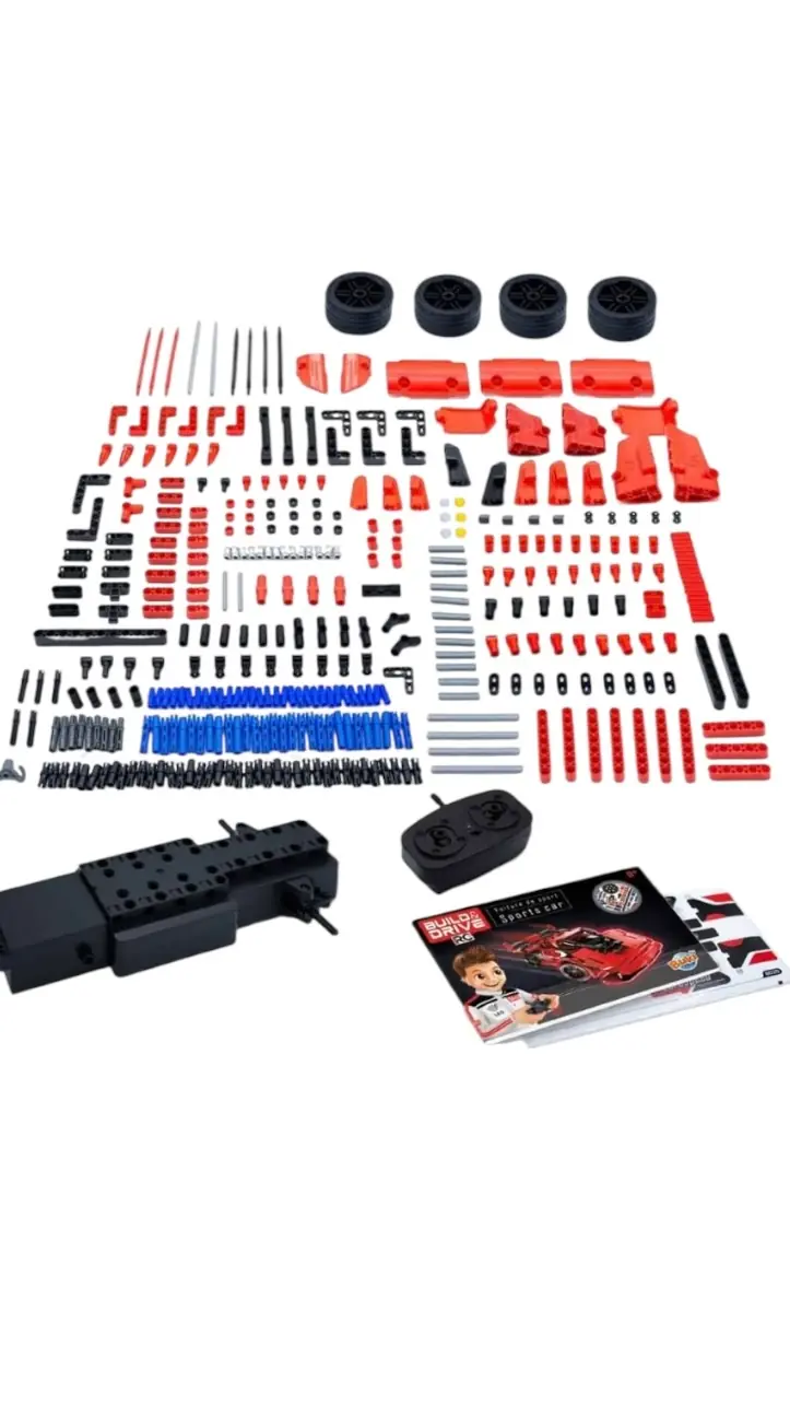 Master Uzaktan Kumandalı 2 si 1 Arada Lego Spor Araba 351 Parça Lego 4