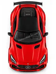 Kapıları Açılıp Kapanabilen Çek Bırak Metal Mercedes Amg GT63 1:24 5