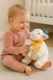 Yavrulu Türkçe Masal Anlatan Peluş Kuzu 1