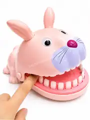 Eğlenceli Dişçi Kapanı Oyun Seti Parmak Isıran Tavşan 2