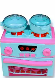 Pilli Ocaklı Fırın Büyük Boy Oyuncak Seti 6