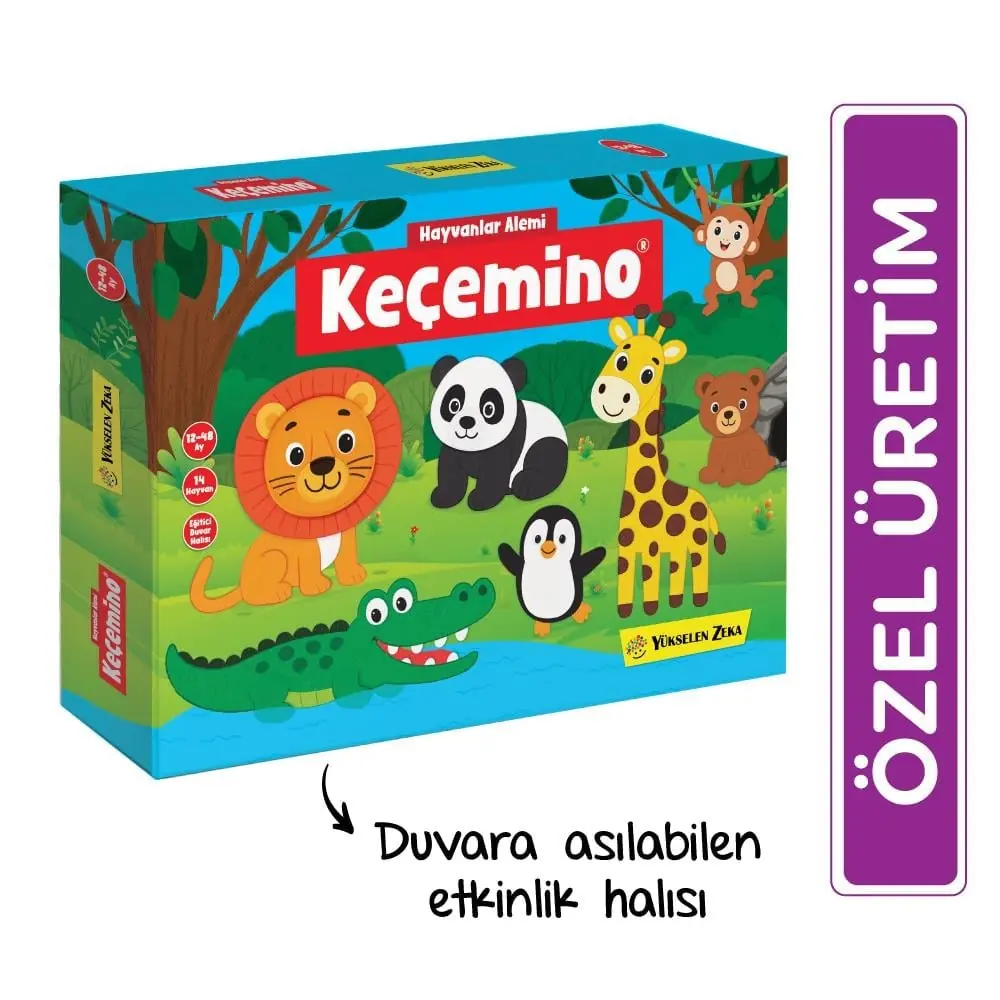 Keçemino Etkinlik Halısı - Hayvanlar Alemi