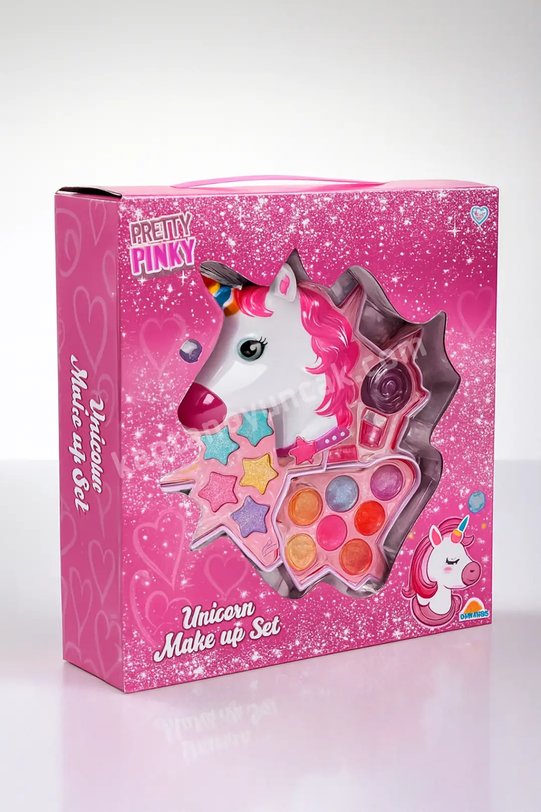Unicorn Şekilli 3 Katlı Makyaj Güzellik Seti 4