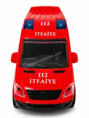 Sürtmeli Sesli ve Işıklı İtfaiye Ekip Araba 3