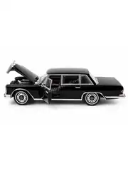 Kapıları Açılıp Kapanabilen Çek Bırak Metal Mercedes Benz 600 1963 1:24 3