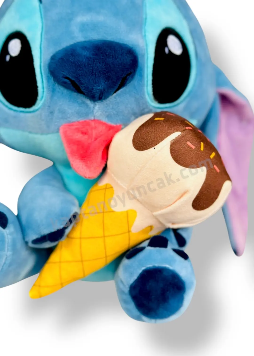 Lisanslı Dondurma Yiyen Peluş Stitch 25 Cm 3