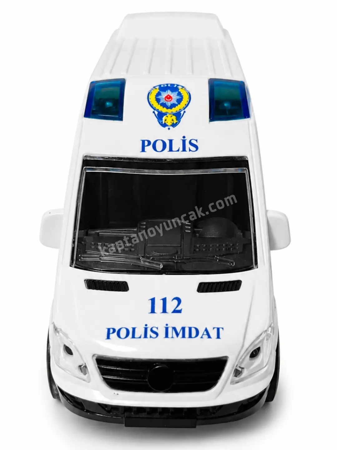 Sürtmeli Sesli ve Işıklı Polis Ekip Araba 3