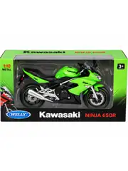 Metal Kawasaki Ninja 650R Motosiklet 1:10 6