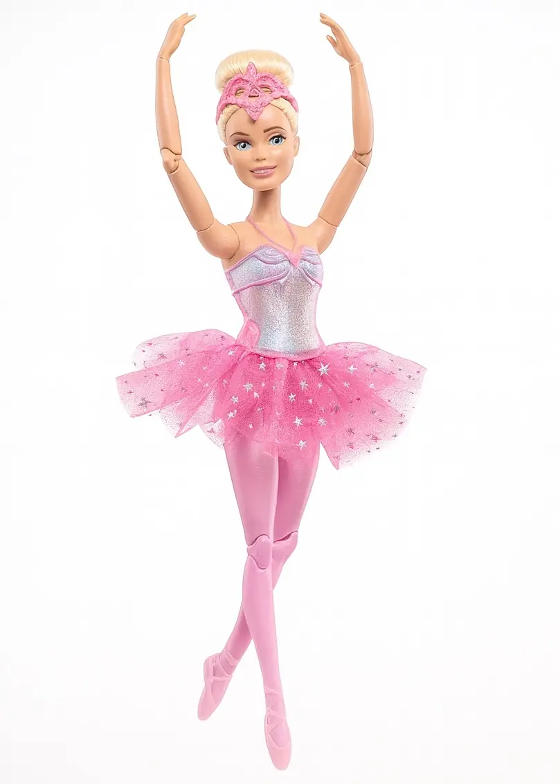 Barbie Dreamtopia Işıltılı Balerin Bebek HLC25 4