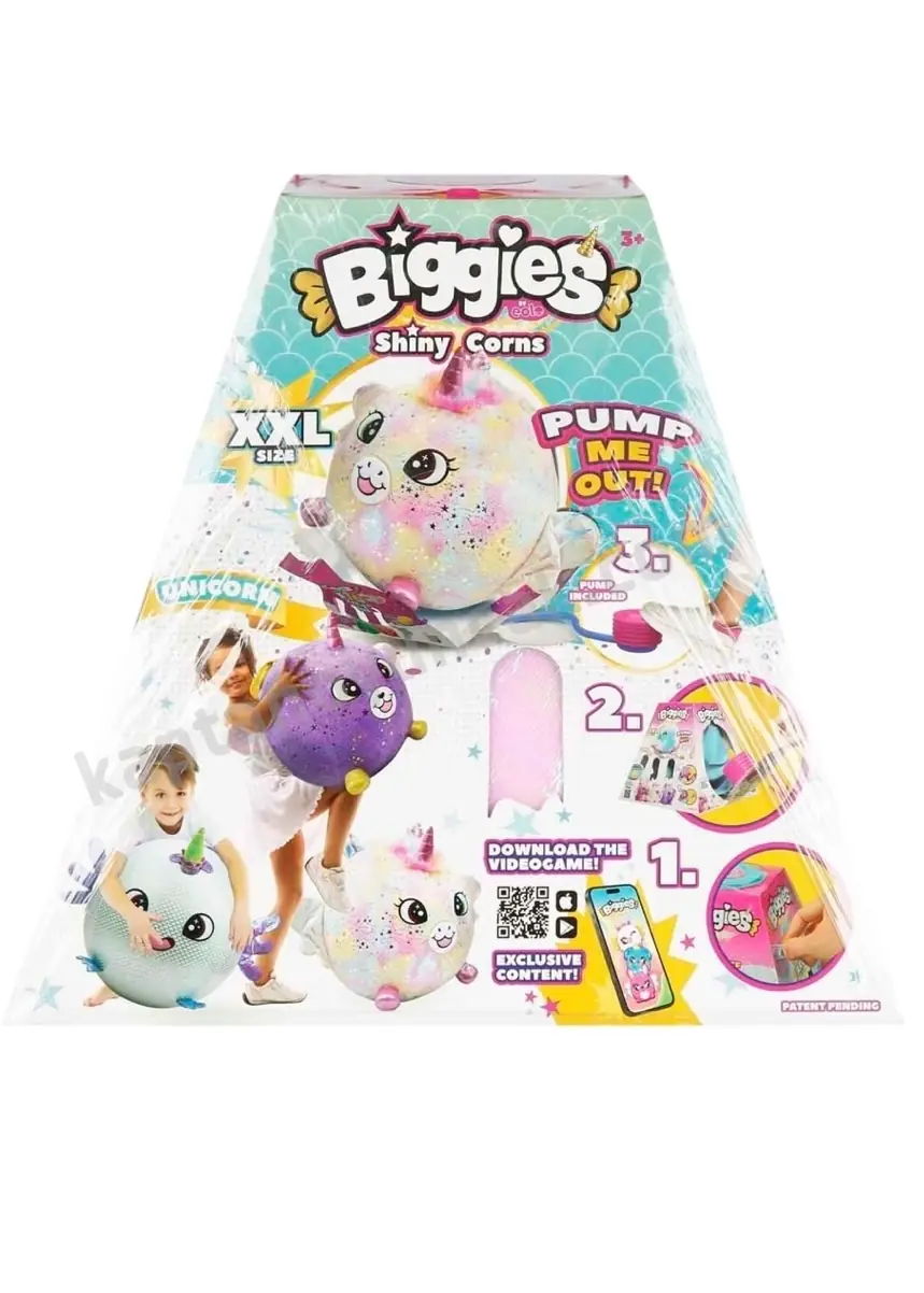 Şişme Peluş Unicorn XXL Shiny Corns Biggies 7