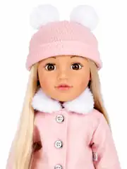 Kış Kıyafet Şapkalı Alya Bebek 47 Cm 2