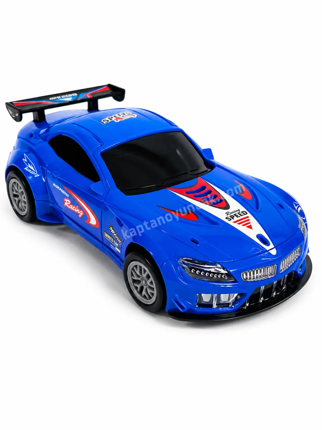 Sensörlü Hareketli Spor Araba 3D Işıklı Sesli 360 Derece Dönen Spor Araba 6